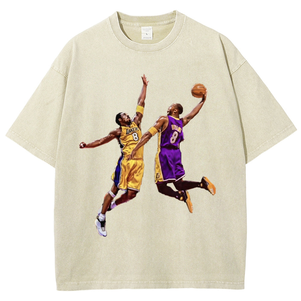 Unisex-Adult Ultra Cotton Washed T-Shirt Graphic KOBE  2024 TEE