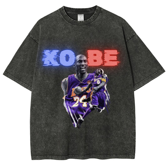 Unisex-Adult Ultra Cotton Washed T-Shirt Graphic KOBE  2024 TEE