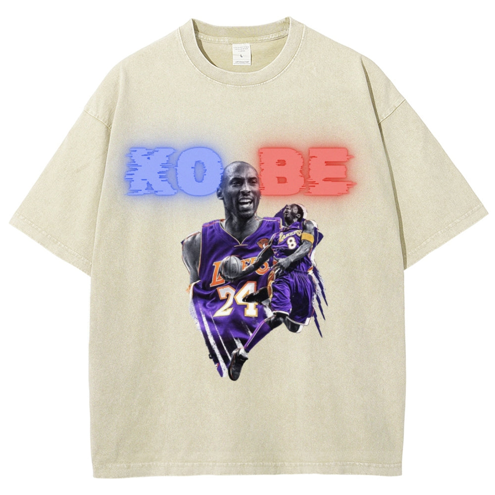 Unisex-Adult Ultra Cotton Washed T-Shirt Graphic KOBE  2024 TEE