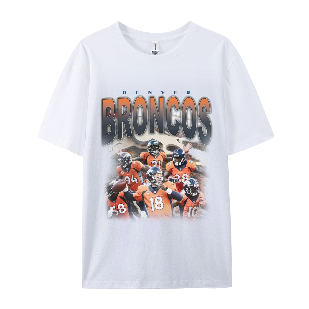 Unisex-Adult Ultra Cotton Washed T-Shirt Graphic 2015 BRONCOS TEE