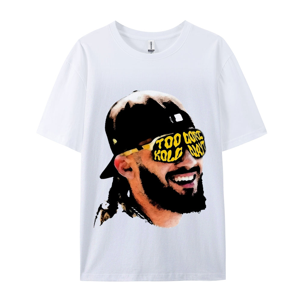 Unisex-Adult Ultra Cotton Washed T-Shirt Graphic TATIS BIG FACE TEE