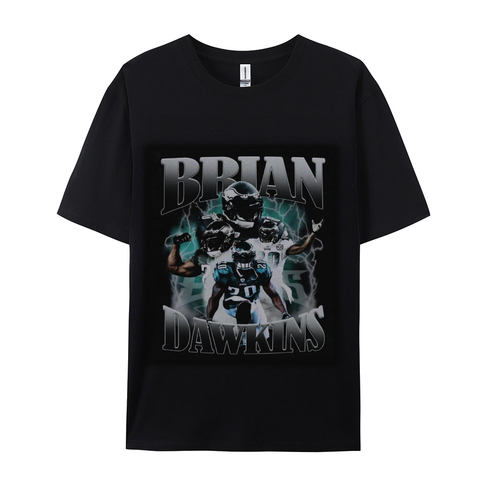 Unisex-Adult Ultra Cotton Washed T-Shirt Graphic BRIAN DAWKINS TEE