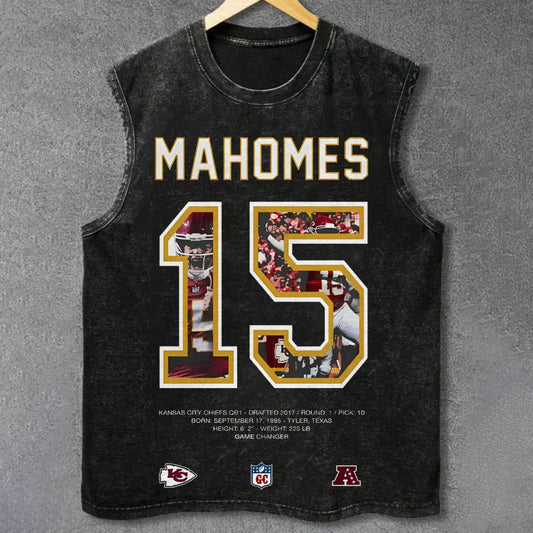 PATRICK MAHOMES UNISEX VINTAGE WASHED TANK