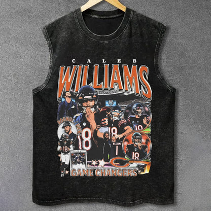 CALEB WILLIAMS - BEARS UNISEX VINTAGE WASHED TANK