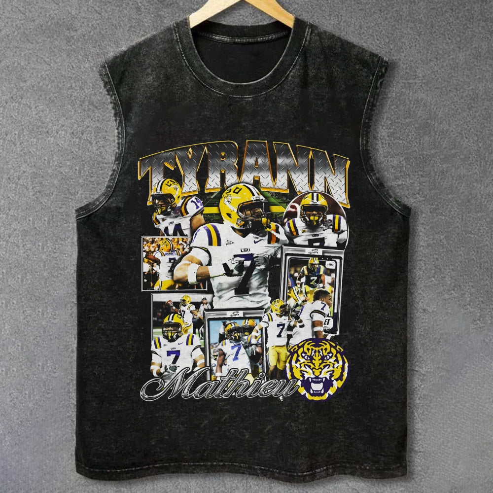 TYRANN MATHIEU UNISEX VINTAGE WASHED TANK