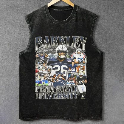 BARKLEY PENN STATE UNIVERSITY Unisex Vintage Washed Tank