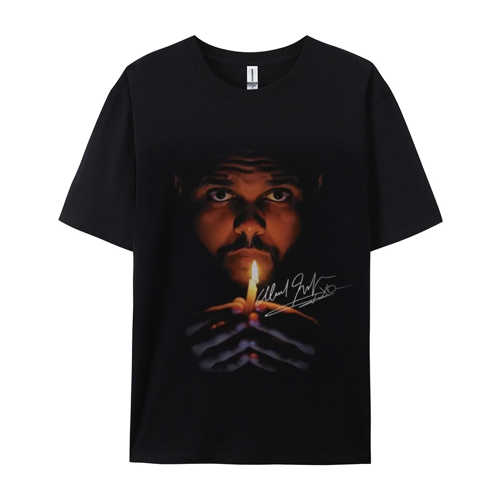 Unisex-Adult Ultra Cotton Washed T-Shirt Graphic 2024 THE WEEKND TEE