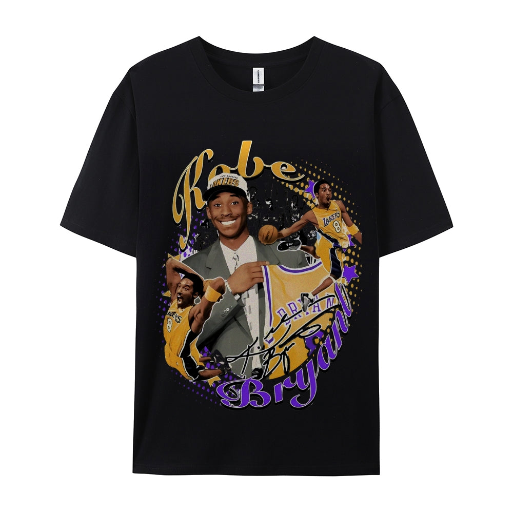 Unisex-Adult Ultra Cotton Washed T-Shirt Graphic KOBE BRYANT V3 TEE