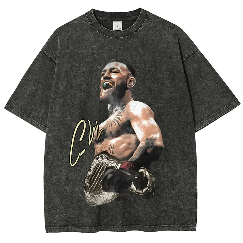 Unisex-Adult Ultra Cotton Washed T-Shirt Graphic Return of the Mac Conor McGregor TEE