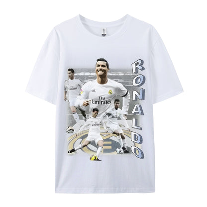 Unisex-Adult Ultra Cotton Washed T-Shirt Graphic  RONALDO TEE - [DS]