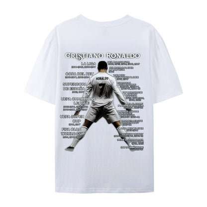 Unisex-Adult Ultra Cotton Washed T-Shirt Graphic  RONALDO TEE - [DS]