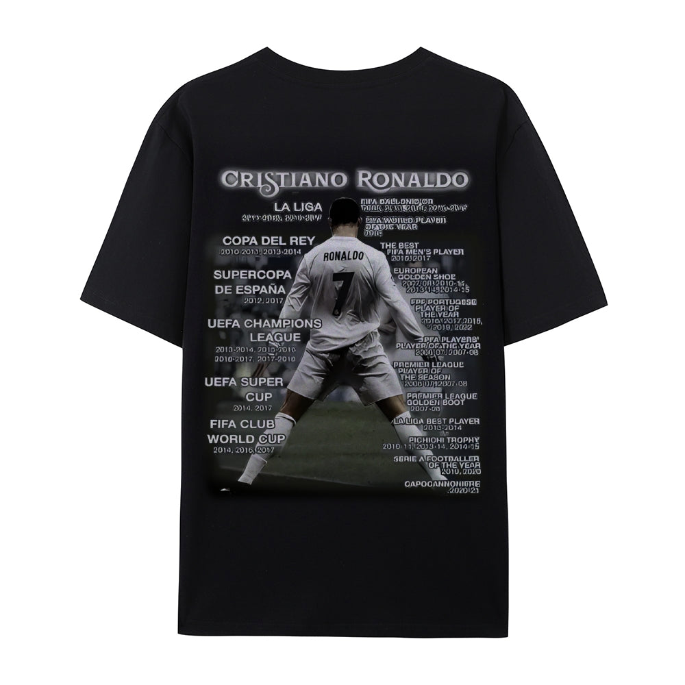 Unisex-Adult Ultra Cotton Washed T-Shirt Graphic  RONALDO TEE - [DS]