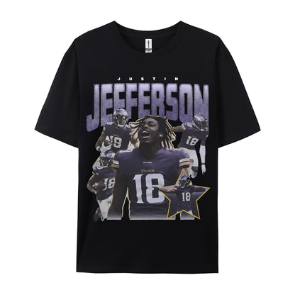 Unisex-Adult Ultra Cotton Washed T-Shirt Graphic JEFFERSON TEE