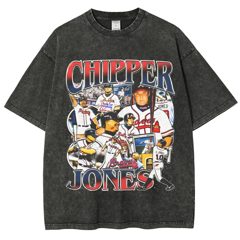 Unisex-Adult Ultra Cotton Washed T-Shirt Graphic  CHIPPER JONES TEE