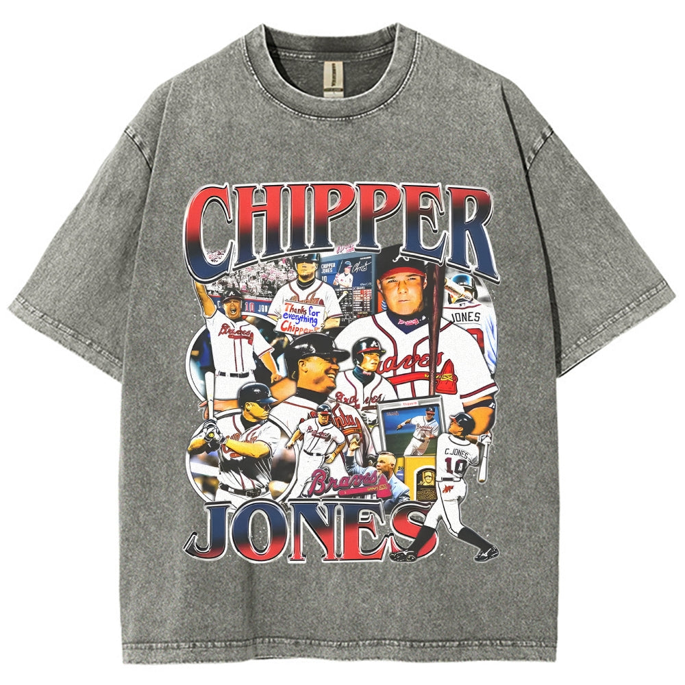 Unisex-Adult Ultra Cotton Washed T-Shirt Graphic  CHIPPER JONES TEE