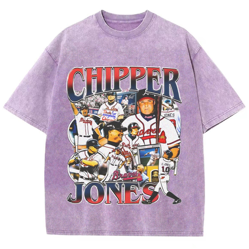 Unisex-Adult Ultra Cotton Washed T-Shirt Graphic  CHIPPER JONES TEE