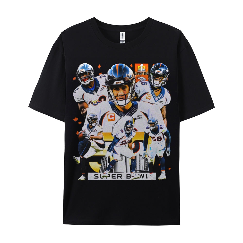 SUPER BOWL 50 CHAMPS - BRONCOS TEE - [DS]