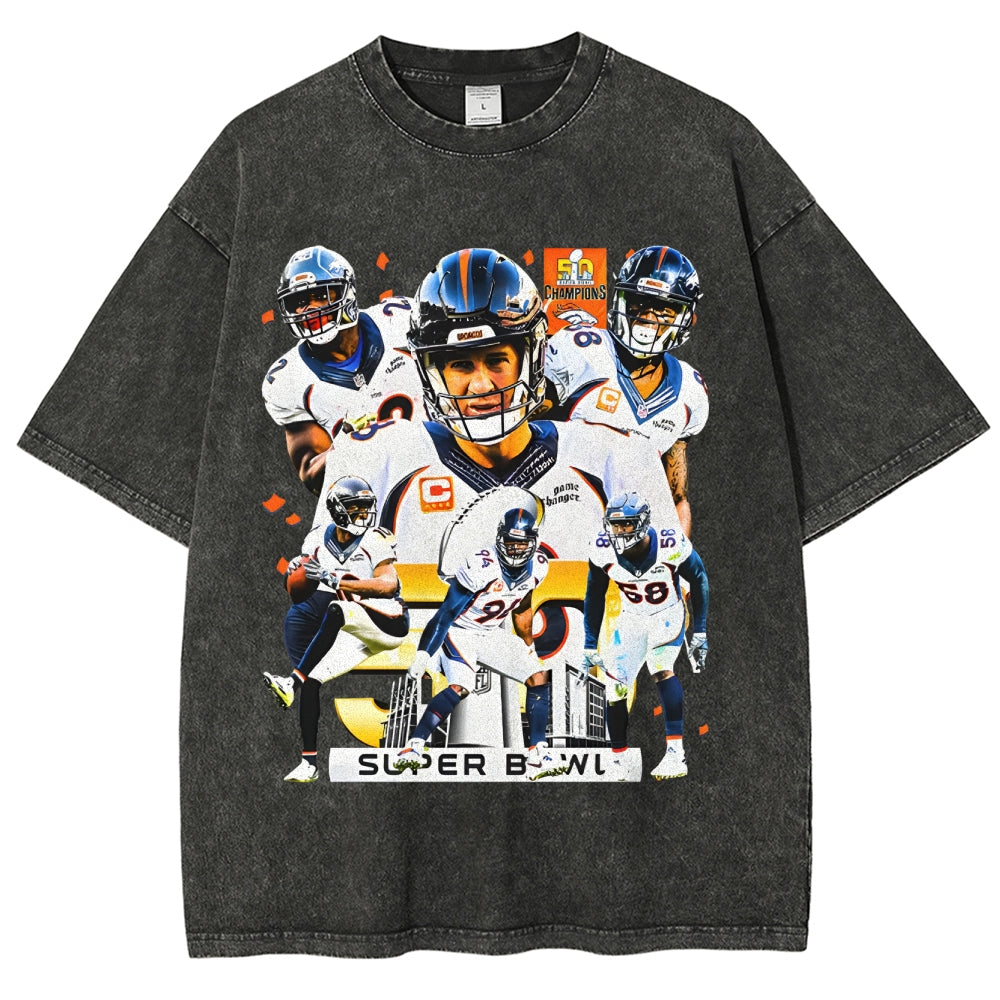 SUPER BOWL 50 CHAMPS - BRONCOS TEE - [DS]