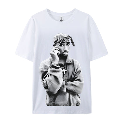 Unisex-Adult Ultra Cotton Washed T-Shirt Graphic 2 PAC TEE