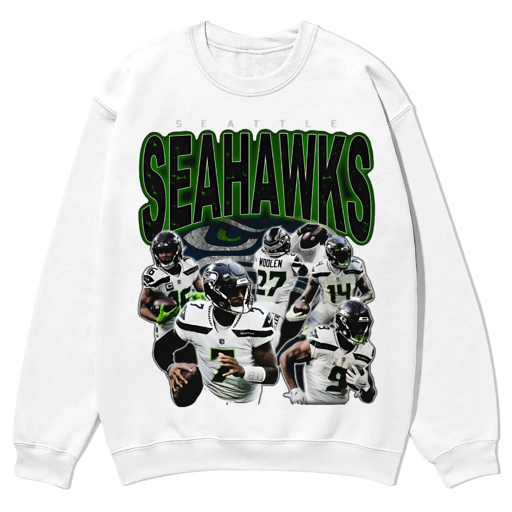 SEAHAWKS Casual Crewneck Sweatshirt