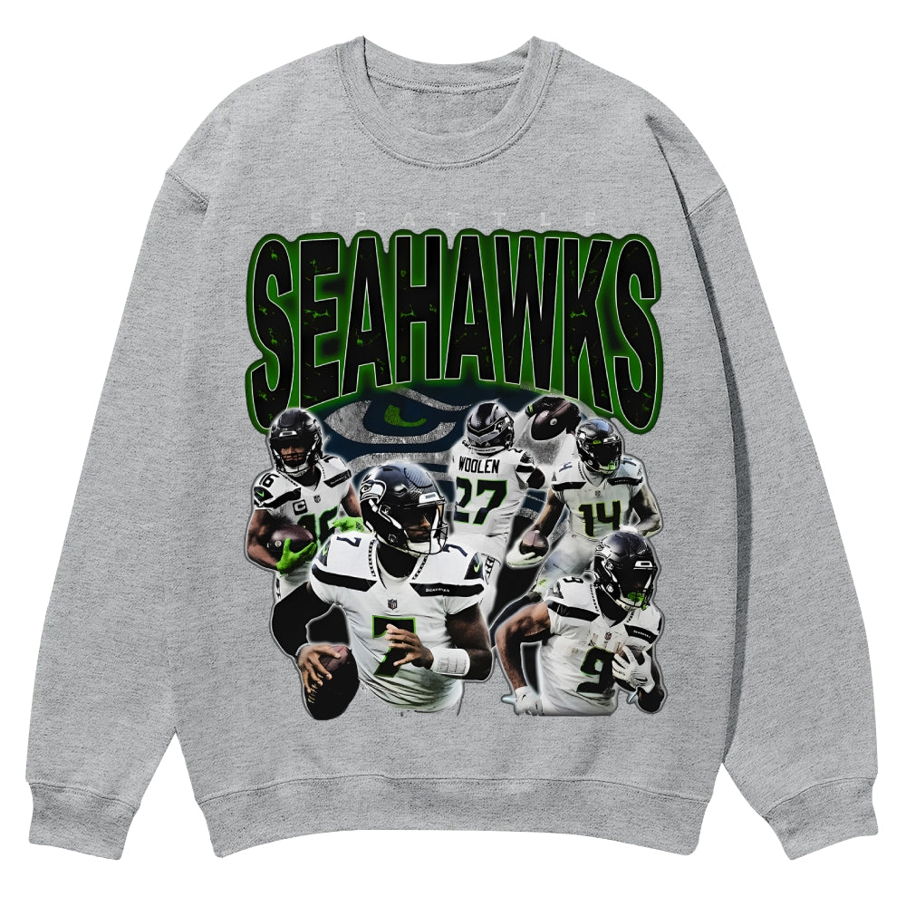 SEAHAWKS Casual Crewneck Sweatshirt