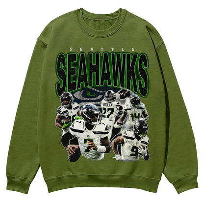 SEAHAWKS Casual Crewneck Sweatshirt