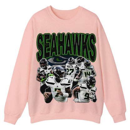 SEAHAWKS Casual Crewneck Sweatshirt