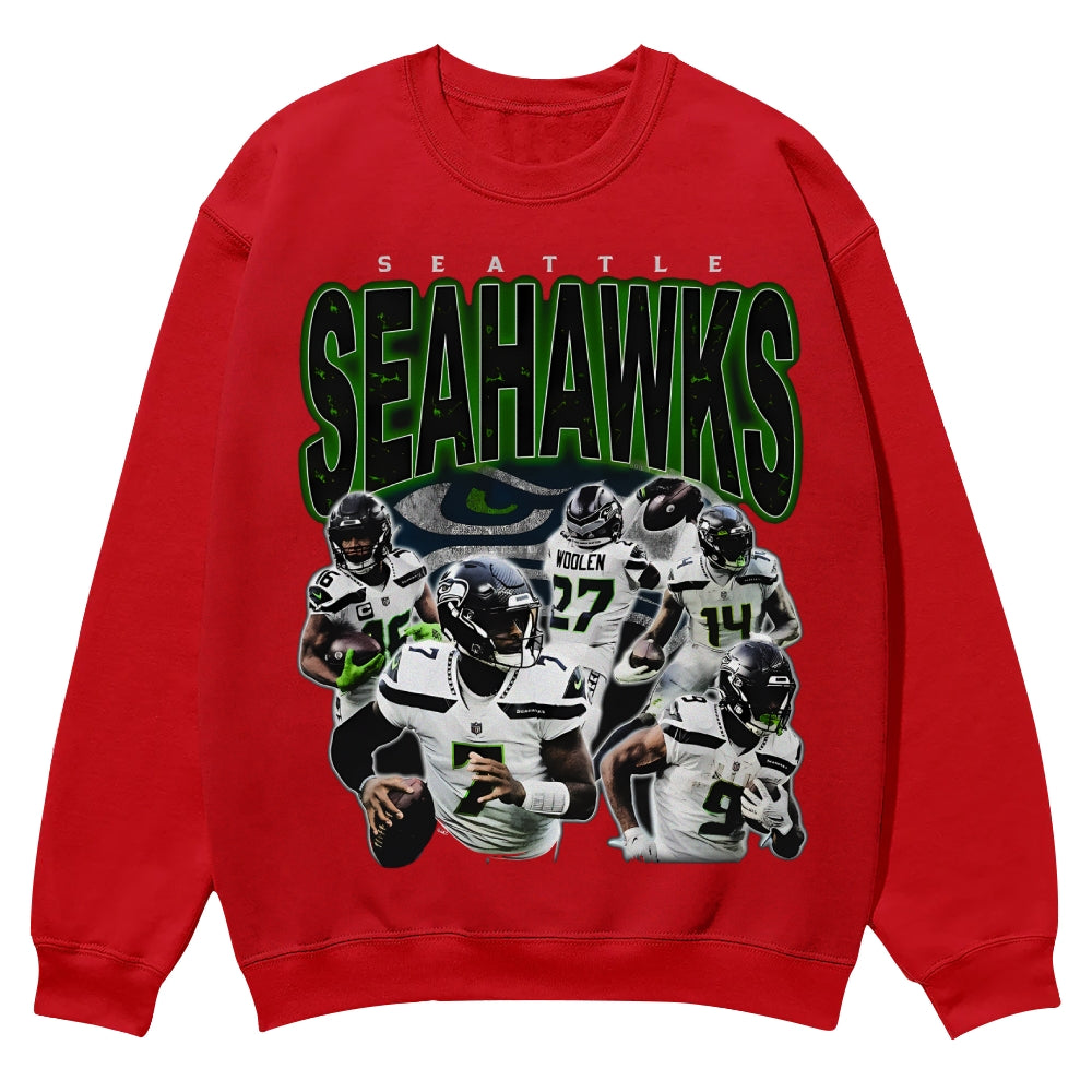 SEAHAWKS Casual Crewneck Sweatshirt