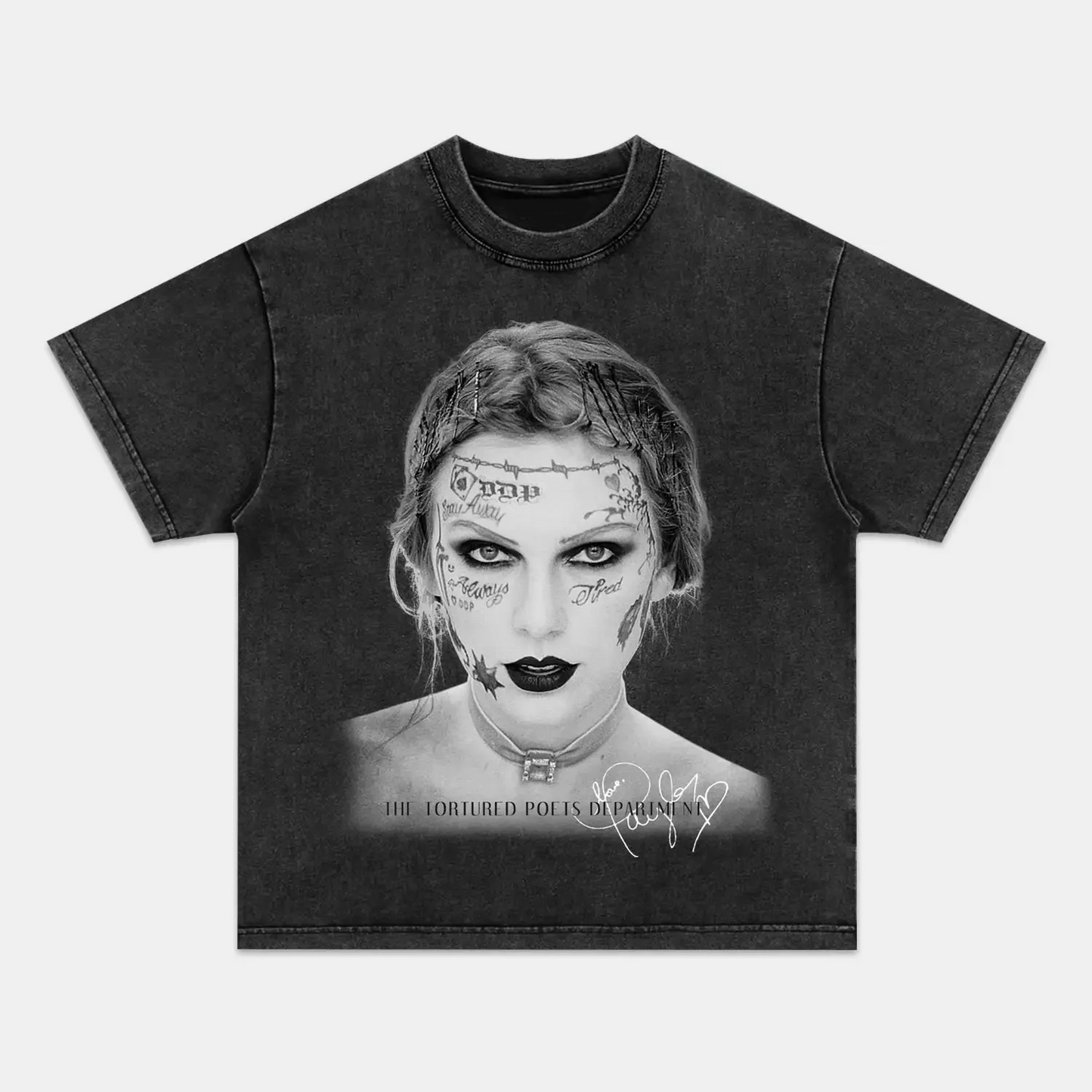 Unisex-Adult Ultra Cotton Washed T-Shirt Graphic  TAYLOR SWIFT V3 TEE