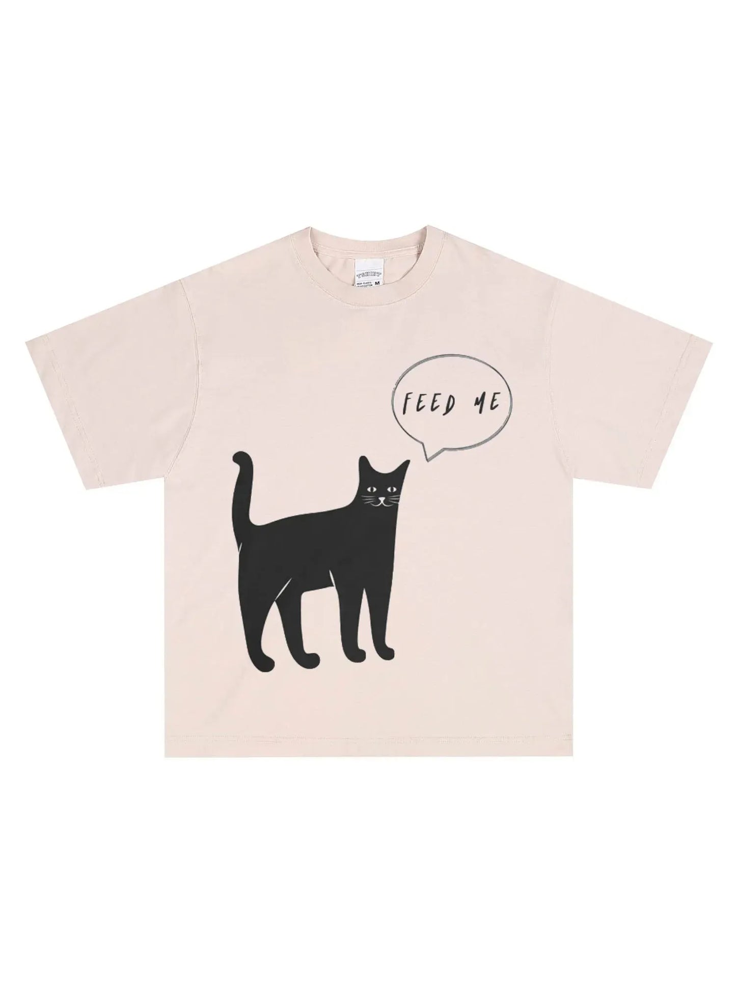 Cat Feed Me Graphic Tee - GraphThread