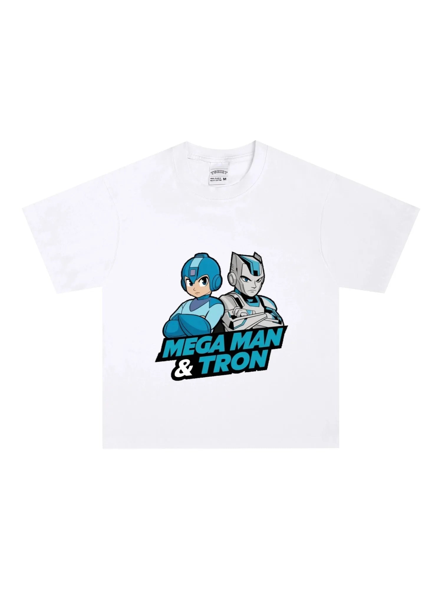 Mega Man & Tron Graphic T Shirt - GraphThread