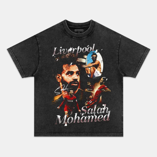 Unisex-Adult Ultra Cotton Washed T-Shirt Graphic MOHAMED SALAH TEE