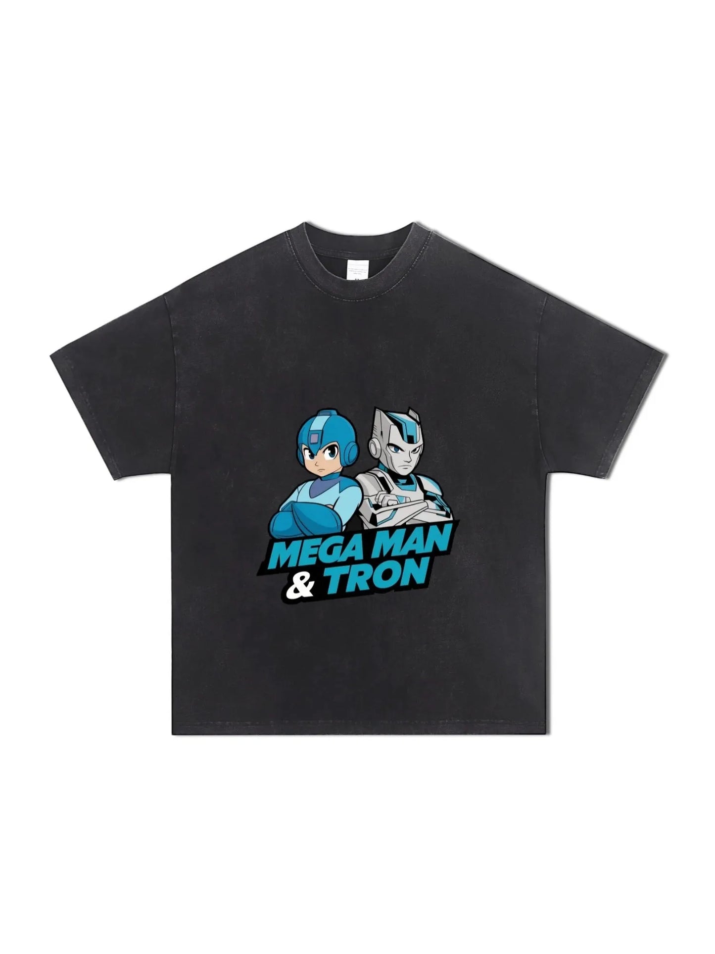 Mega Man & Tron Graphic T Shirt - GraphThread