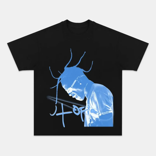 Unisex-Adult Ultra Cotton Washed T-Shirt Graphic  TRAVIS SCOTT V6 TEE