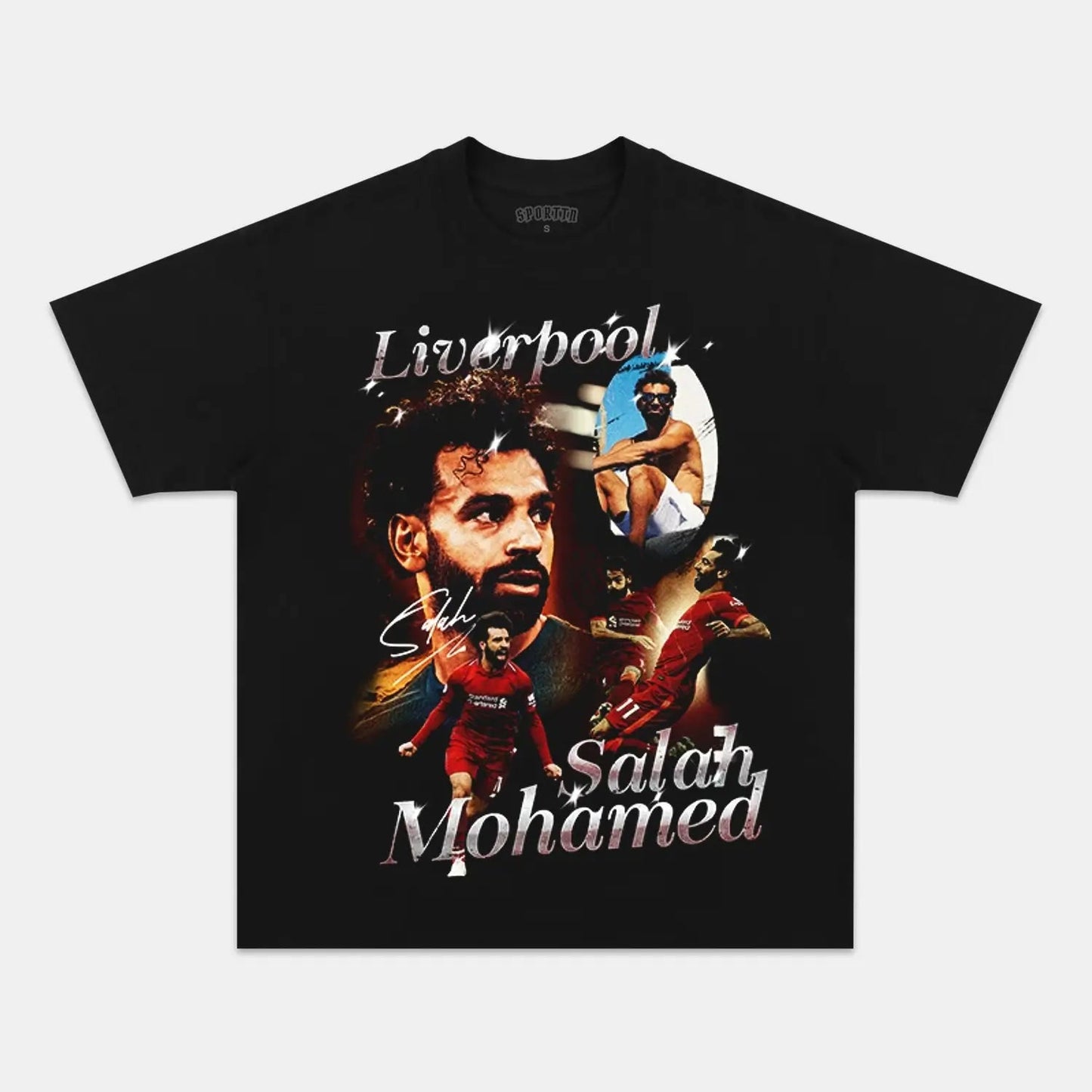 Unisex-Adult Ultra Cotton Washed T-Shirt Graphic MOHAMED SALAH TEE