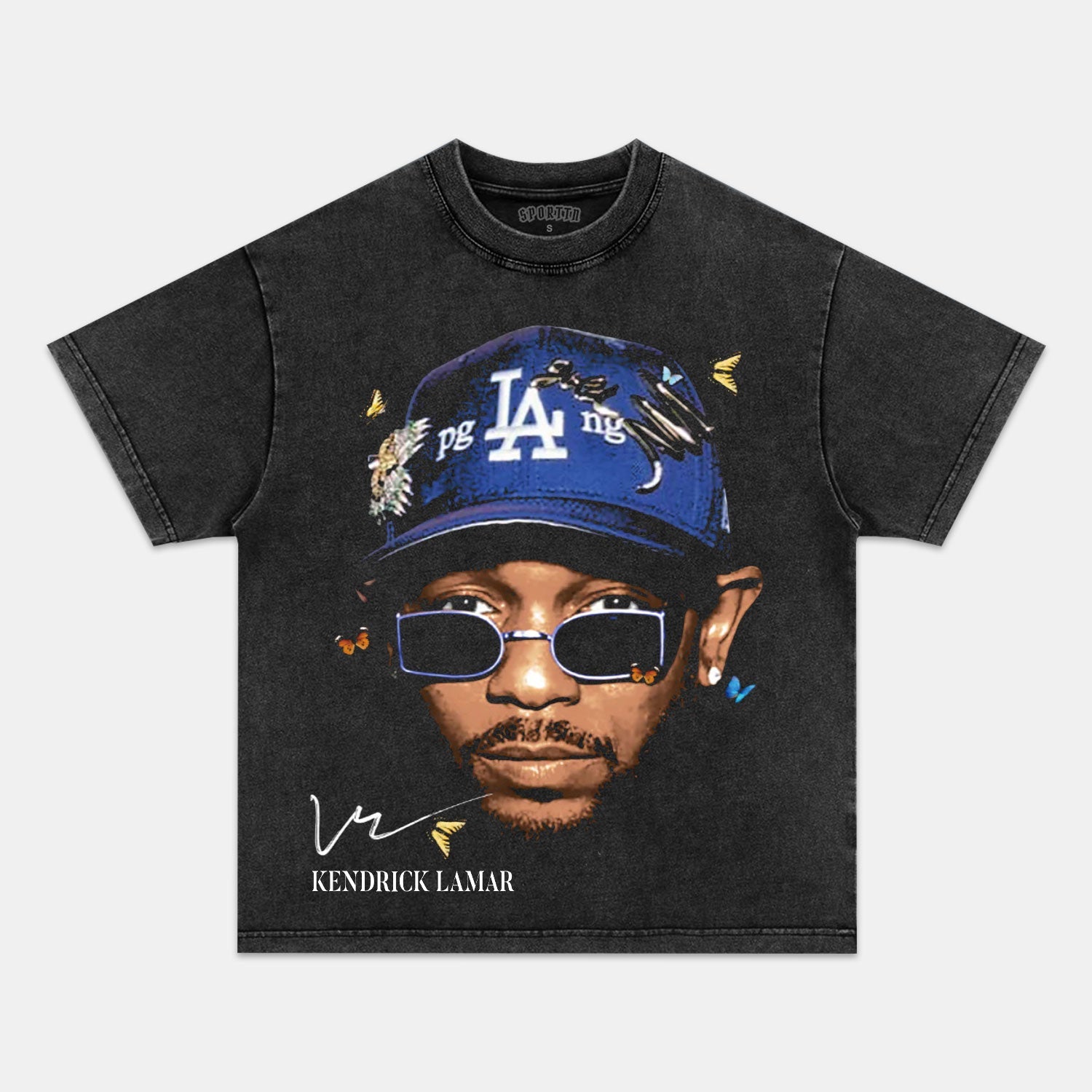 Unisex-Adult Ultra Cotton Washed T-Shirt Graphic KENDRICK LAMAR - WAR READY