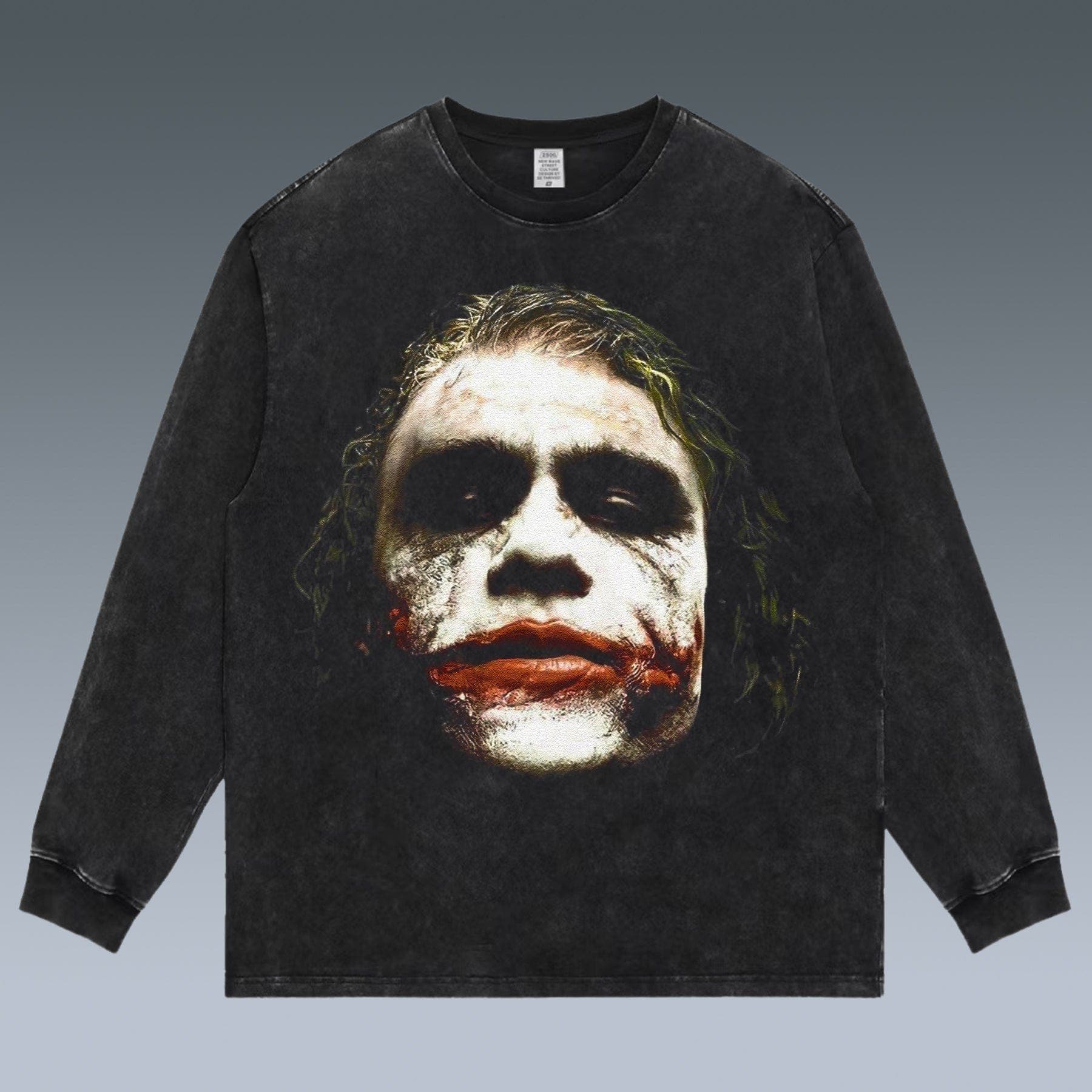 VINTAGE LONG SLEEVE TEE | WHY SO SERIOUS?-JOKER