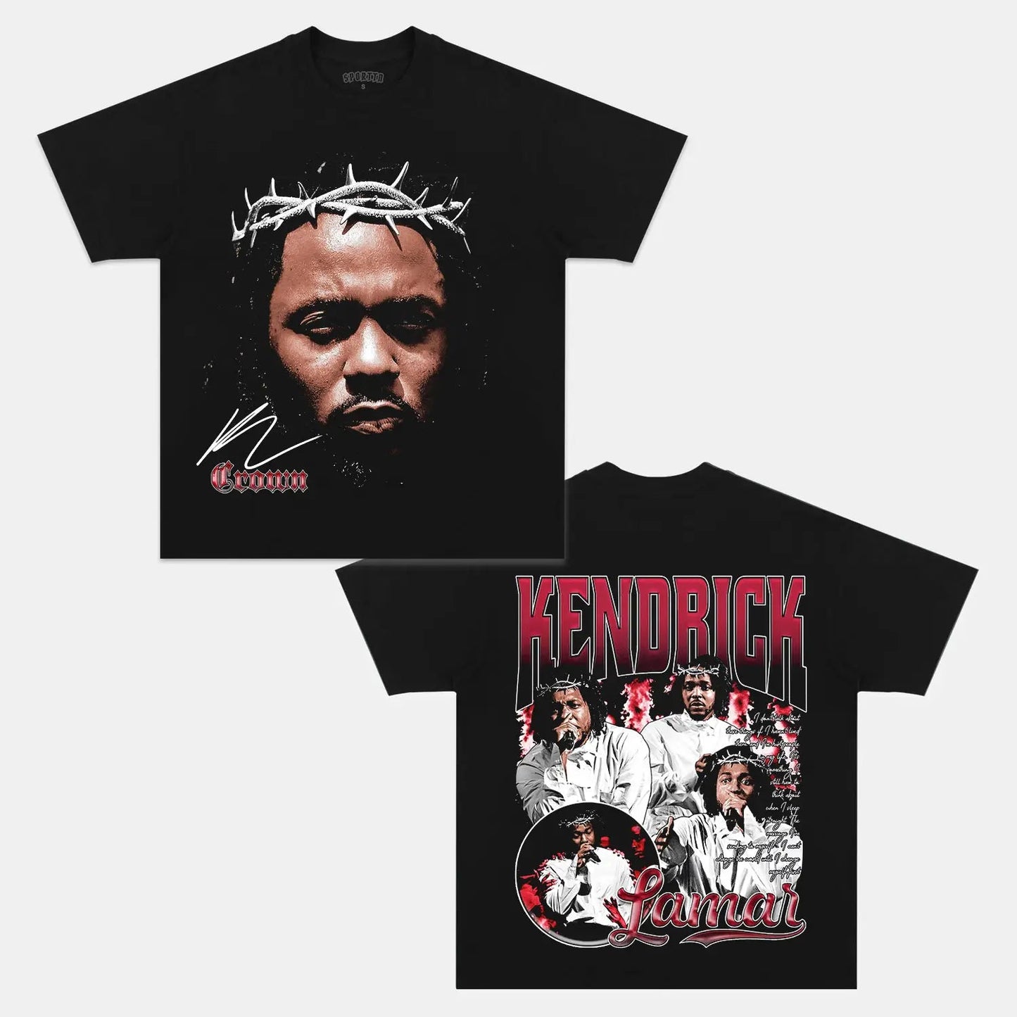 Unisex-Adult Ultra Cotton Washed T-Shirt Graphic  KENDRICK TEE