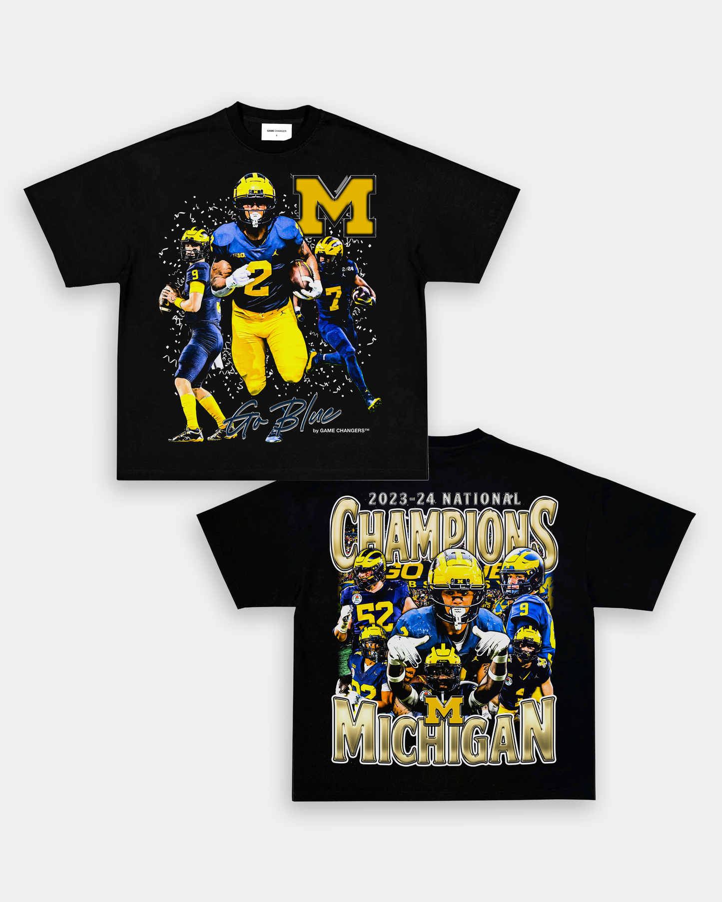 2023-24 NATIONAL CHAMPS - MICHIGAN V2 TEE - [DS]