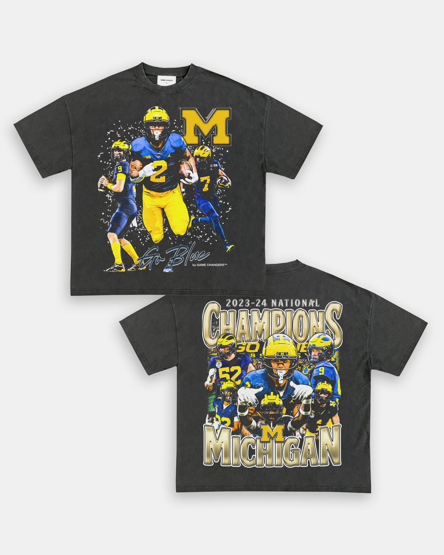 2023-24 NATIONAL CHAMPS - MICHIGAN V2 TEE - [DS]