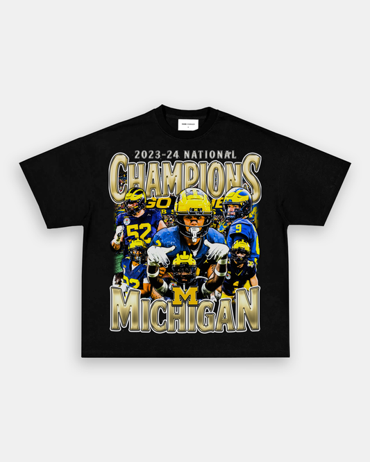 2023-24 NATIONAL CHAMPS - MICHIGAN V2 TEE