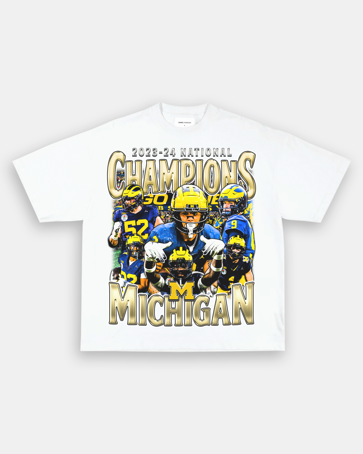 2023-24 NATIONAL CHAMPS - MICHIGAN V2 TEE