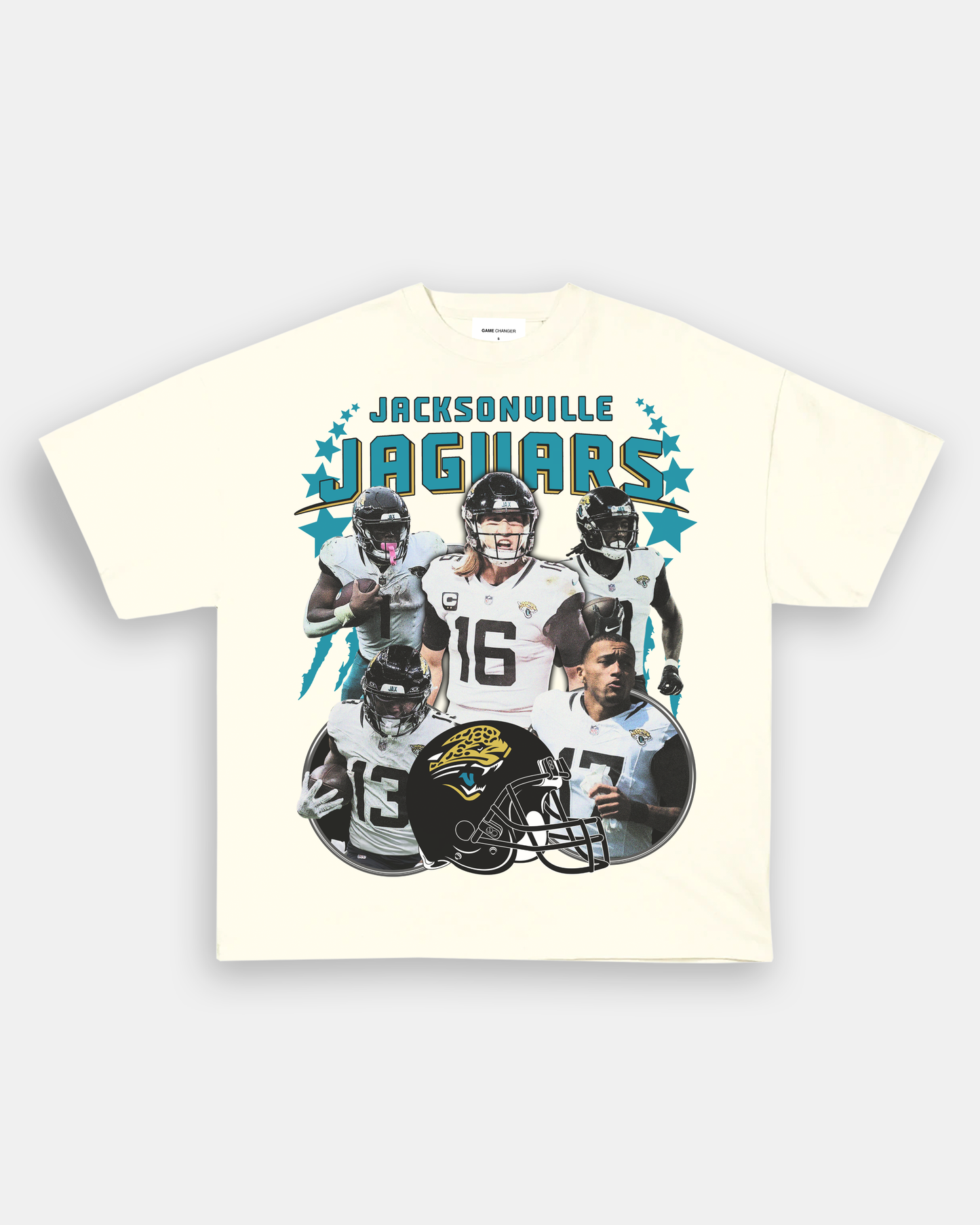 Unisex-Adult Ultra Cotton Washed T-Shirt Graphic 2023 JAGUARS TEE