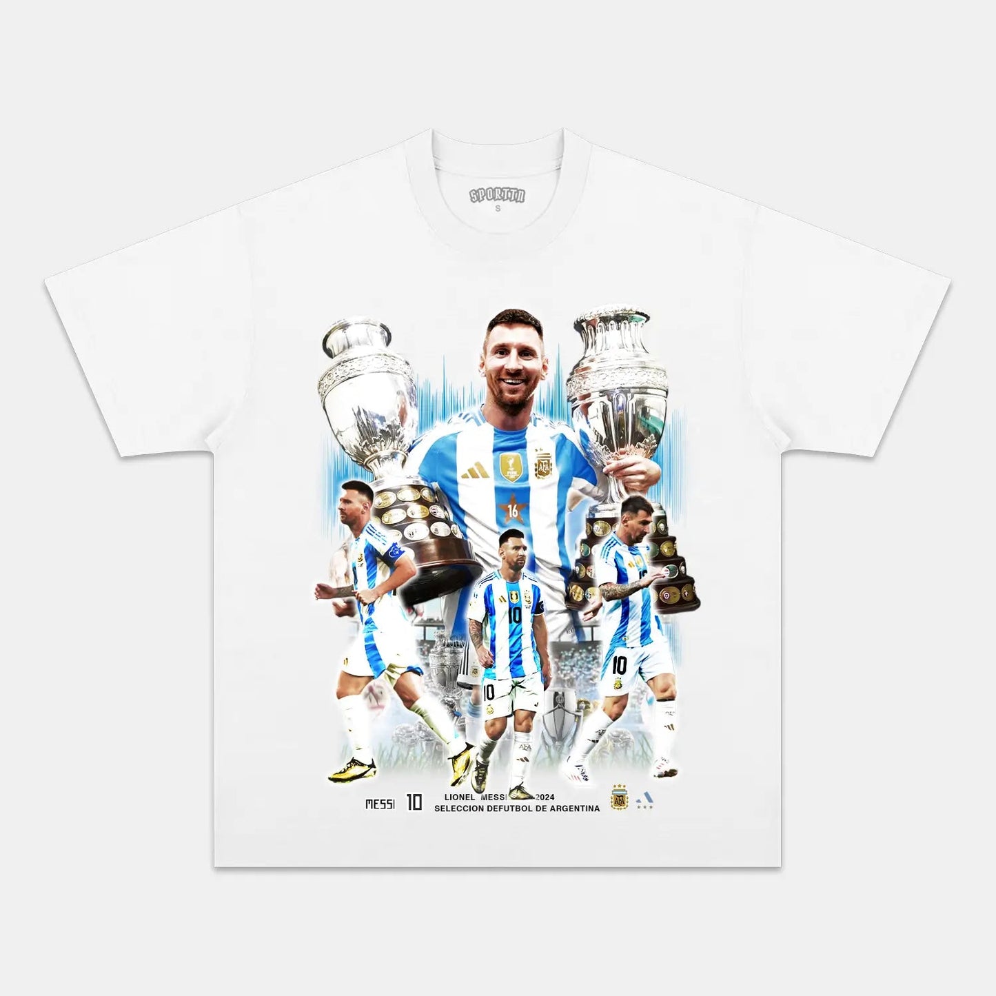 Unisex-Adult Ultra Cotton Washed T-Shirt Graphic  2024 LEO MESSI TEE