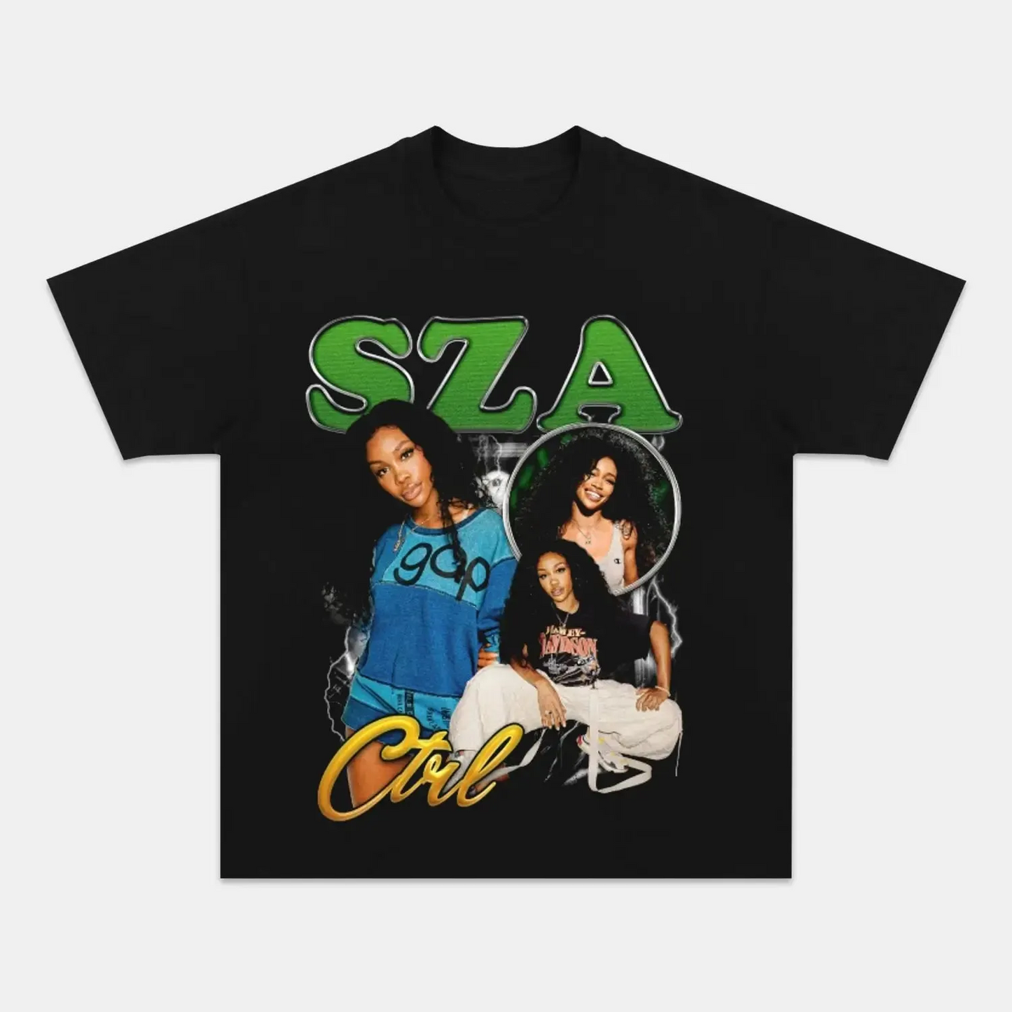 Unisex-Adult Ultra Cotton Washed T-Shirt Graphic  SZA VINTAGE TEE