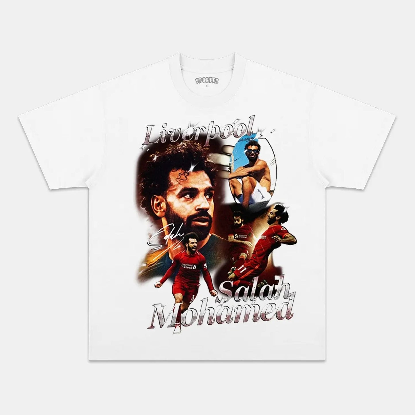 Unisex-Adult Ultra Cotton Washed T-Shirt Graphic MOHAMED SALAH TEE