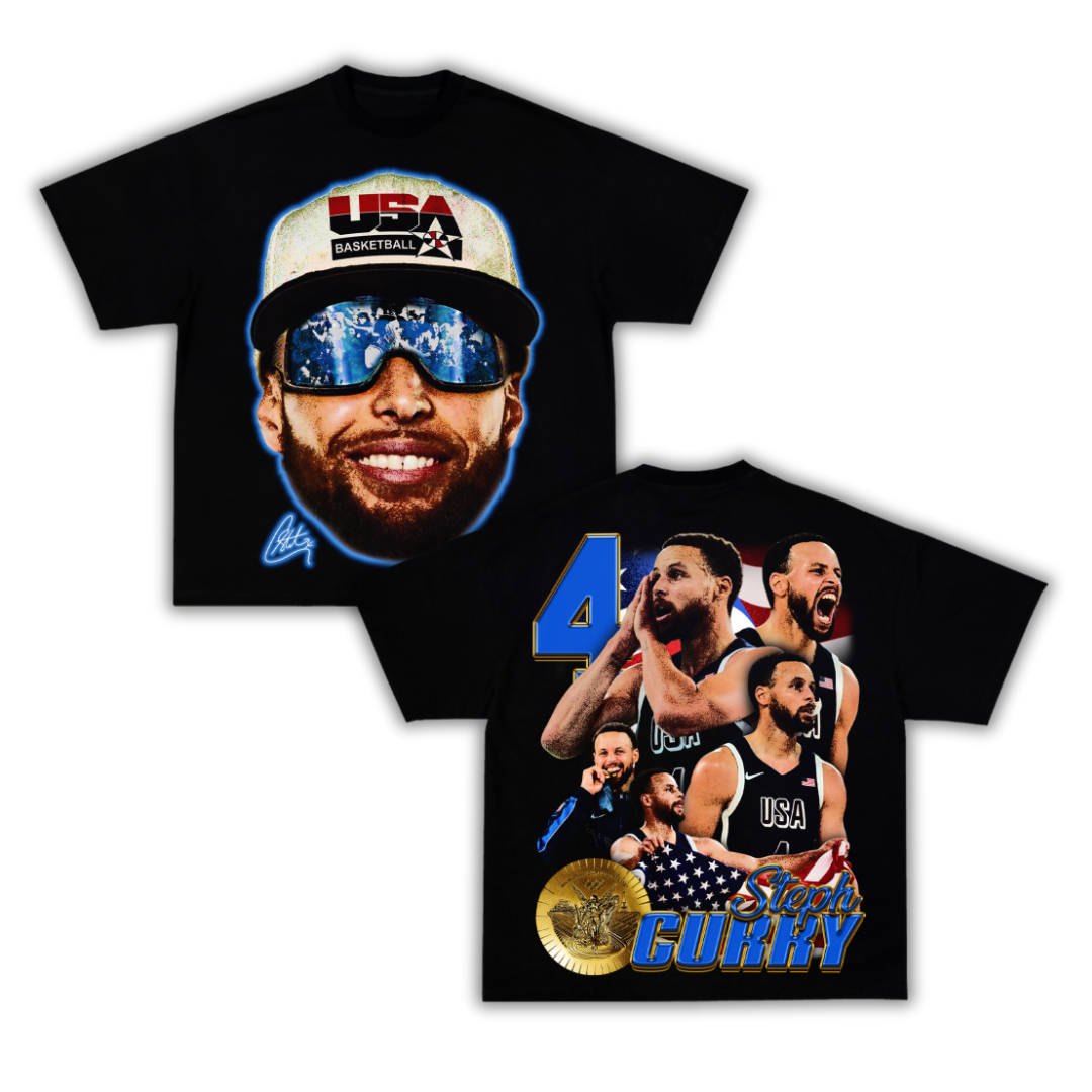 "Chef Curry" Team USA Big Face T-Shirt (DS)