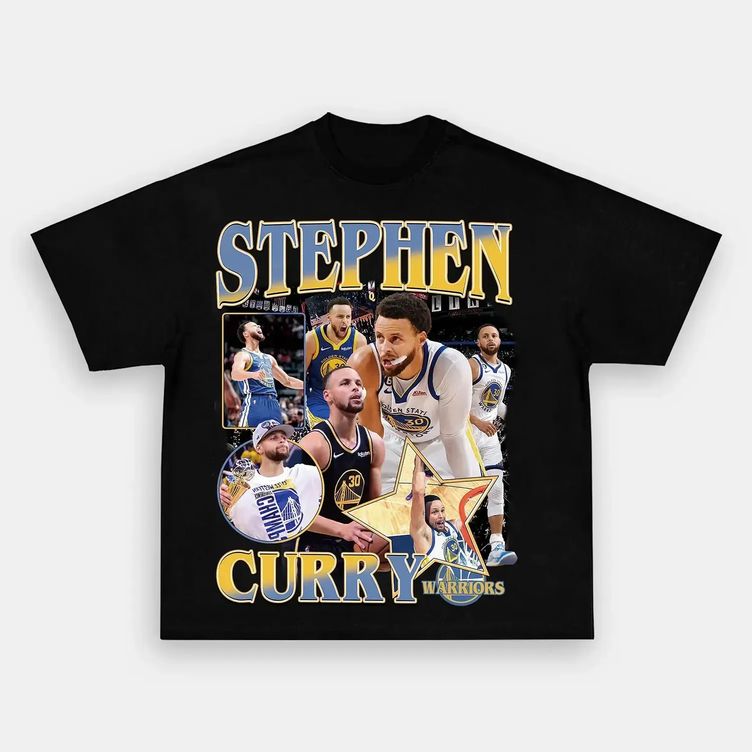 Unisex-Adult Ultra Cotton Washed T-Shirt Graphic  Stephen Curry Tee