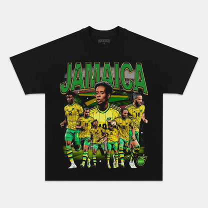 Unisex-Adult Ultra Cotton Washed T-Shirt Graphic 2024 JAMAICA TEE