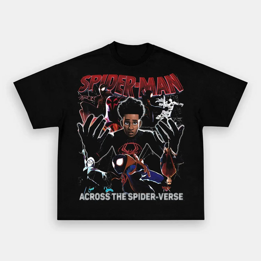 Unisex-Adult Ultra Cotton Washed T-Shirt Graphic  SPIDER MAN - MILES MORALES TEE